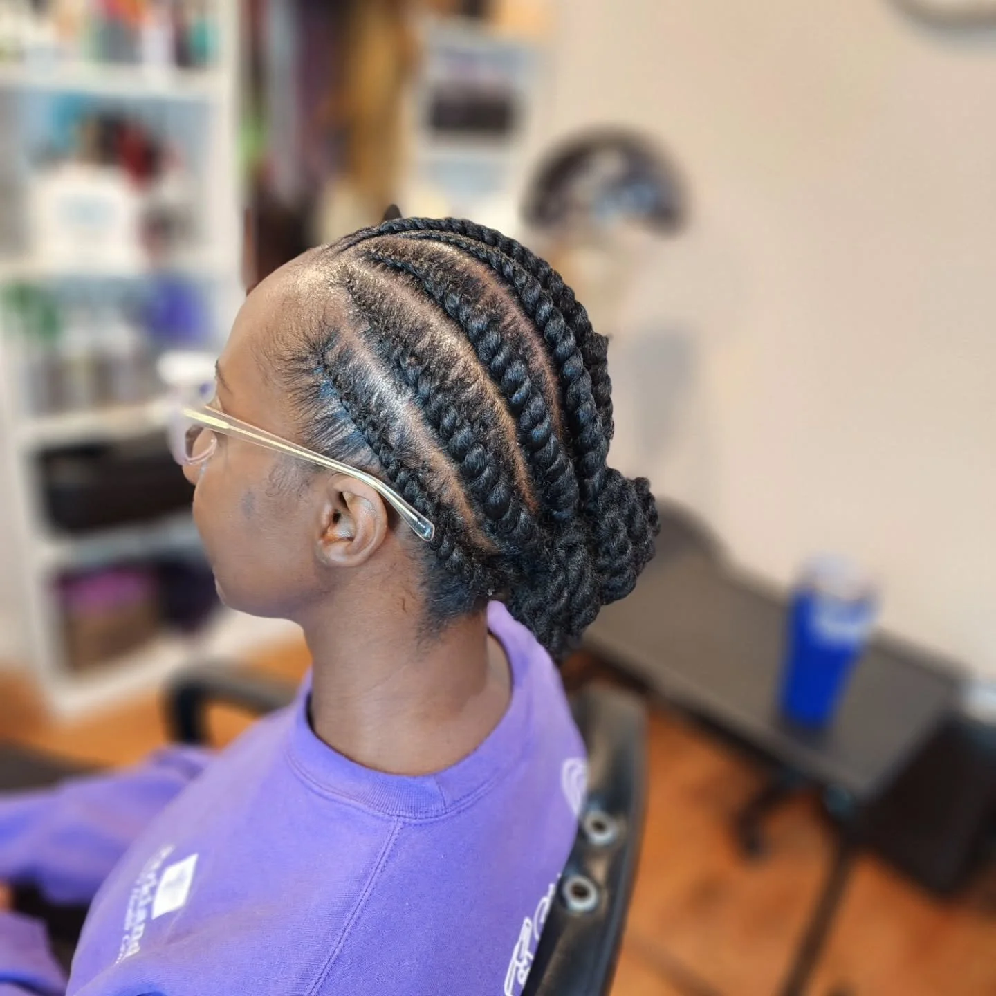 #dozendesigns #dfwhairstylist #athomesalon #flattwists #flattwiststyles