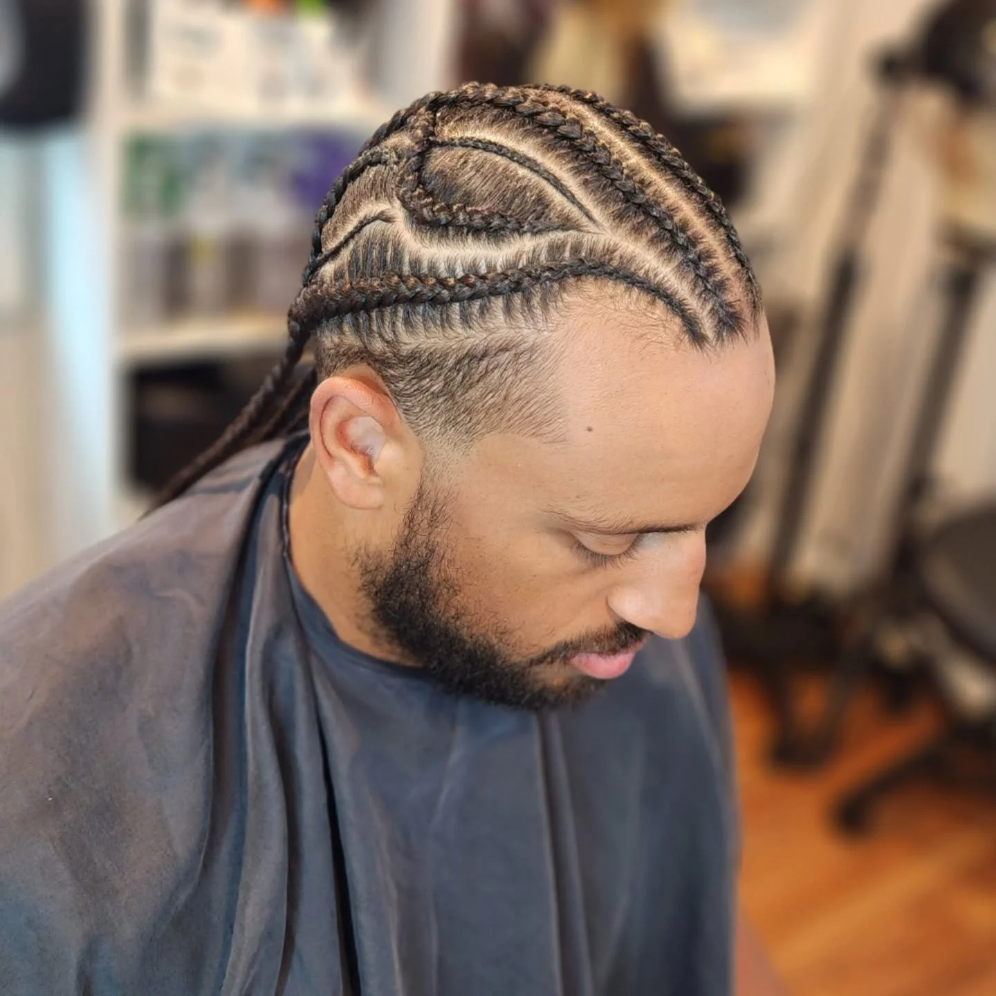 #dozendesigns #dfwhairstylist #mensbraids #menscutwithbraids #mensstylebraids