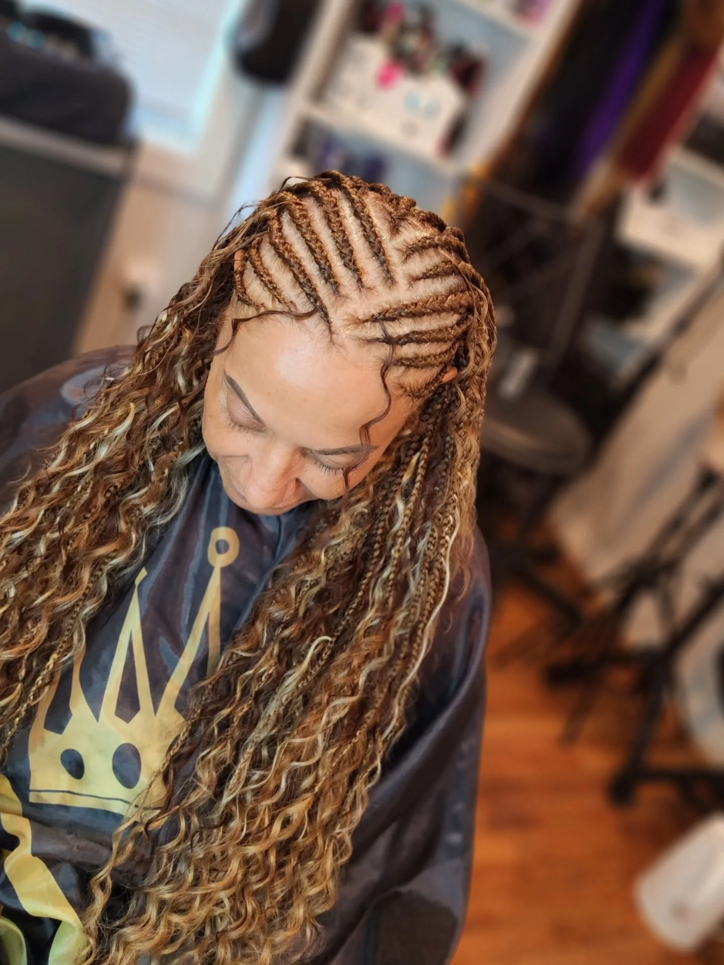 #dozendesigns #dfwhairstylist #athomesalon #tribalbraids #fulanibraids