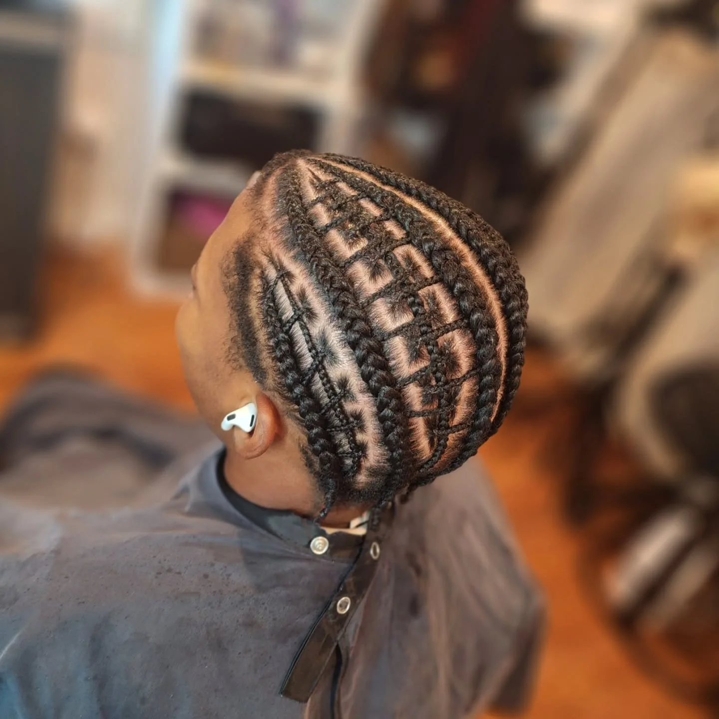 #dozendesigns #dfwhairstylist #menscut #mensbraids #menscutwithbraids