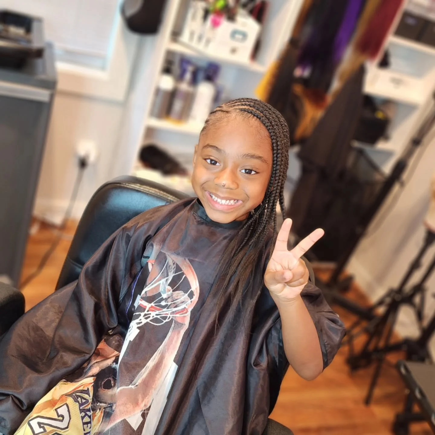 5+ kids #dozendesigns #dfwhairstylist #kidsbraids #kidshairstyles #lemonadebraids