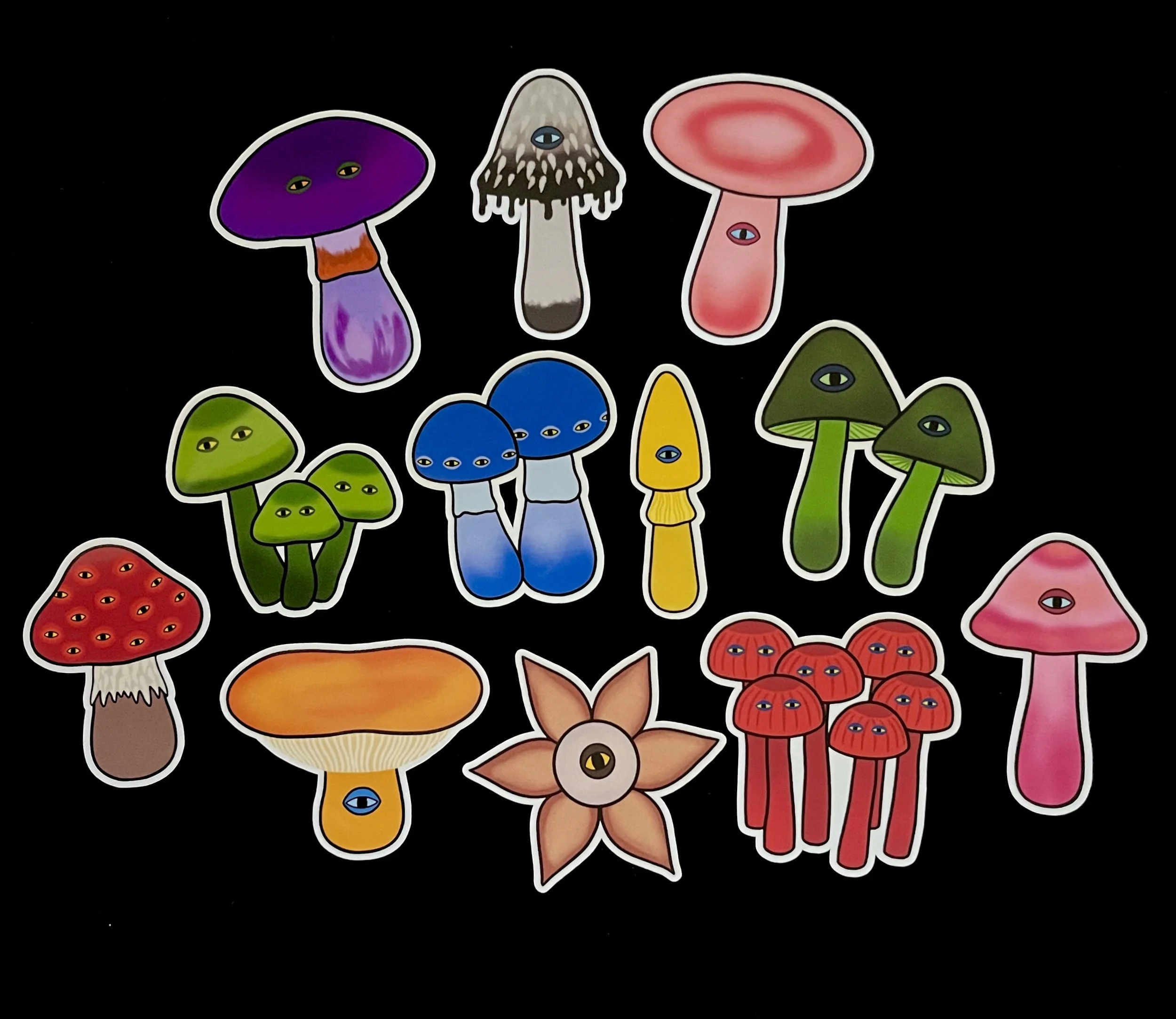 Funky Fungi sticker pack