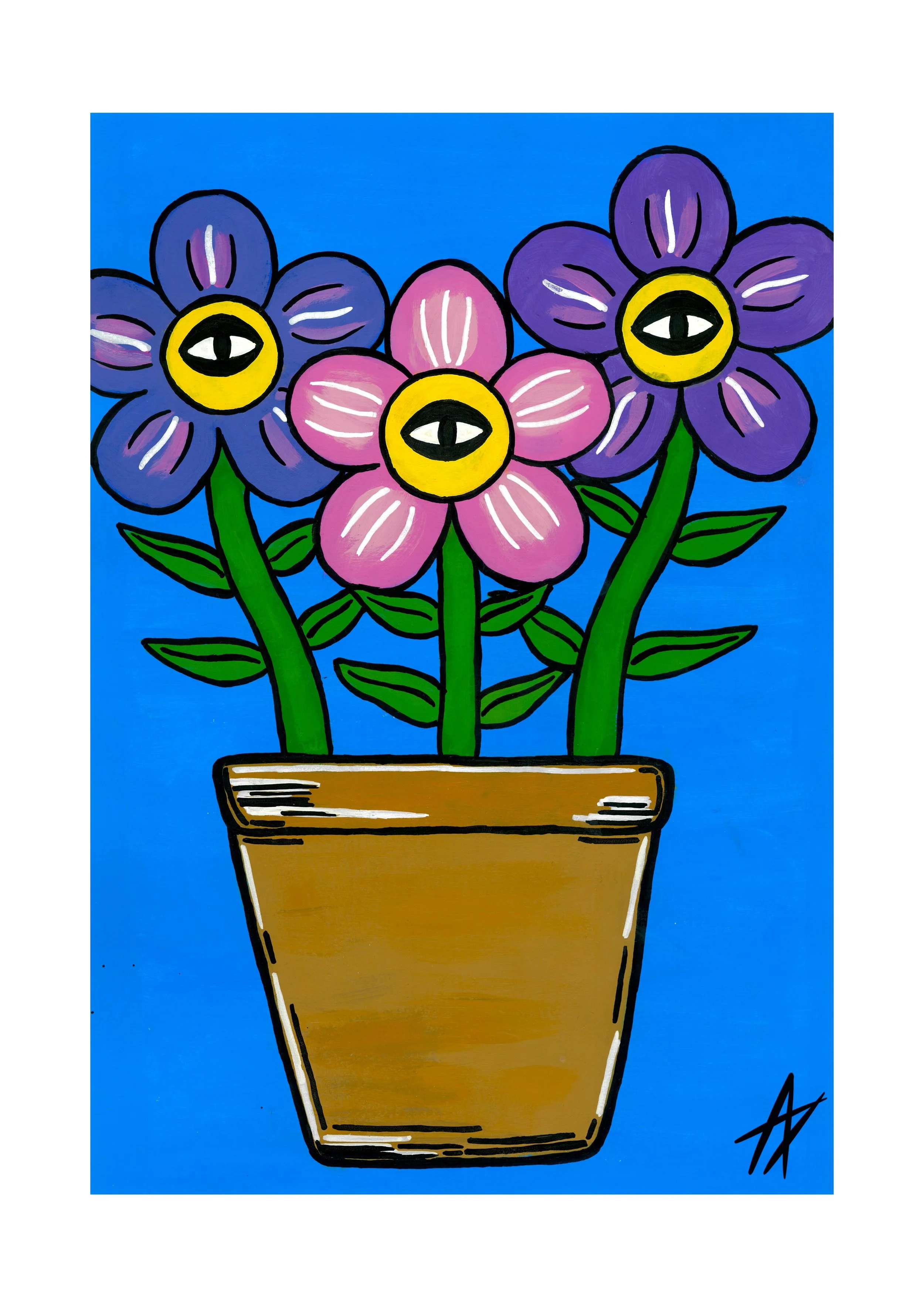'Flower entity no.7' print