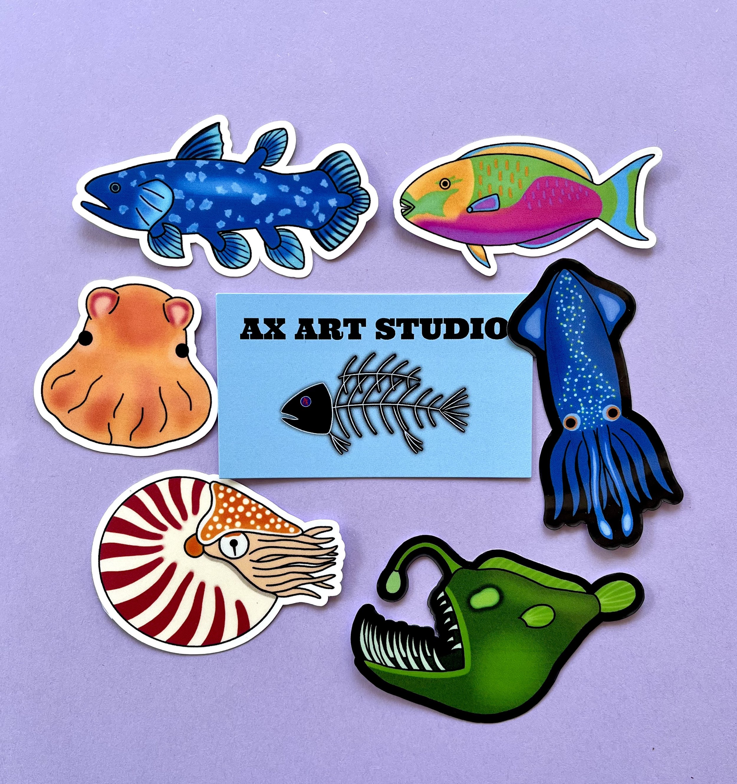 Ocean icons sticker pack