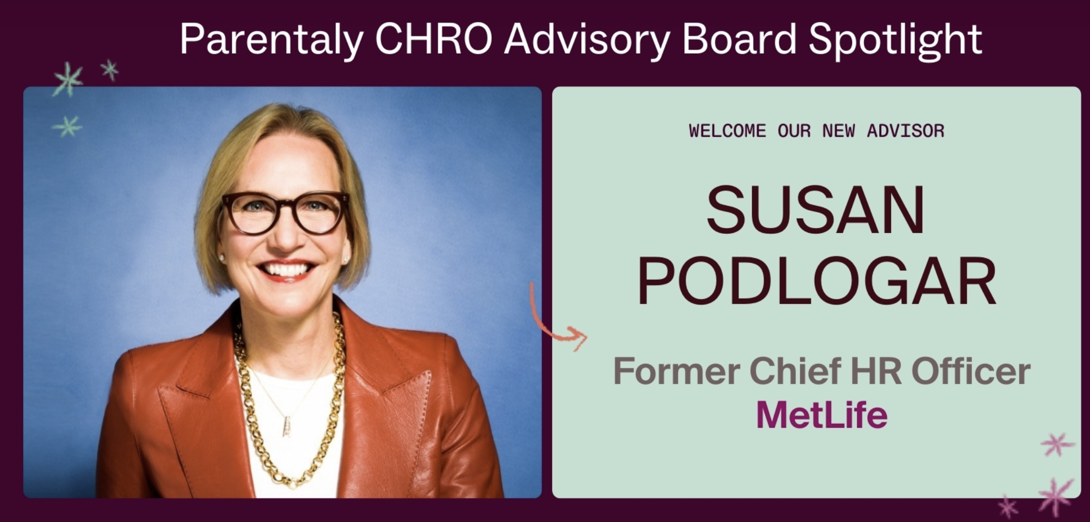 Susan Podlogar joins the Parentaly CHRO Advisory Board