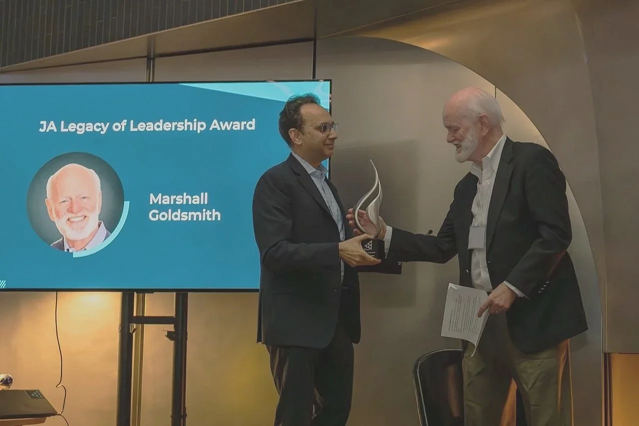 Marshall Goldsmith is honored with the 2026 JA Legacy of Leadership Award
