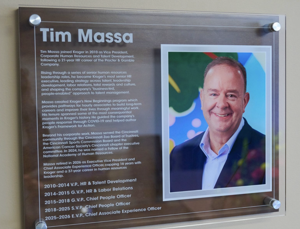 Congratulations to Tim Massa on his Retirement from The Kroger Company