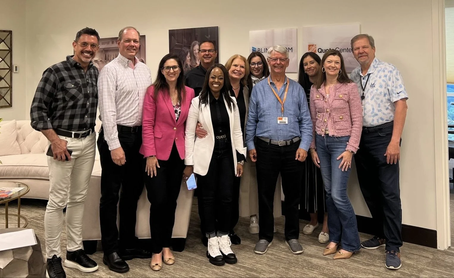 Dennis Donovan visits with The Home Depot's Human Resource Leadership Team.