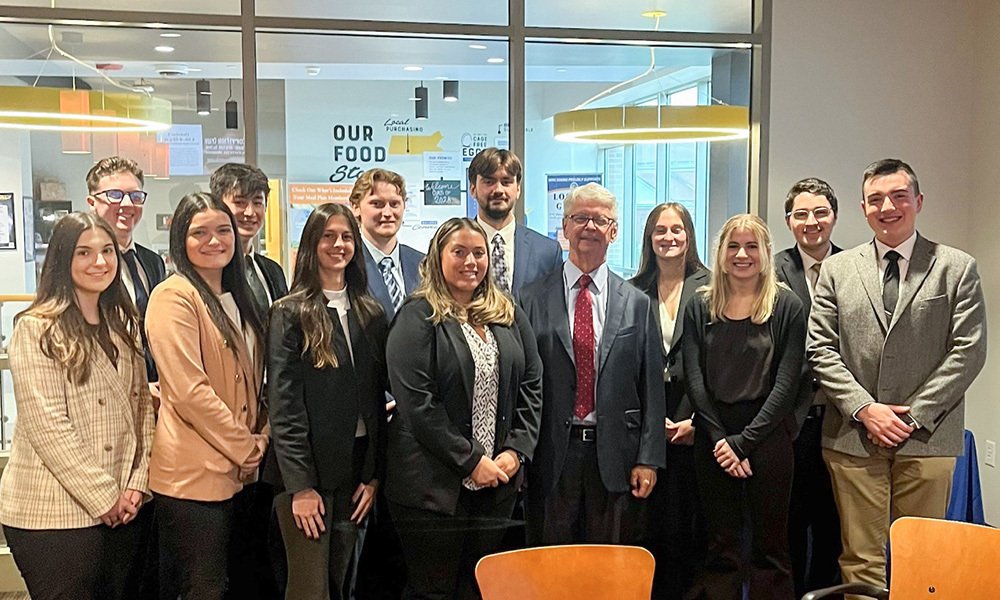 Business Leader Dennis Donovan Shares Insights with WNE College of Business Students