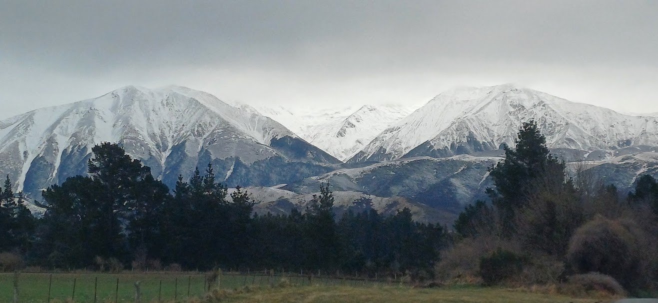 The Torlesse Range in winter