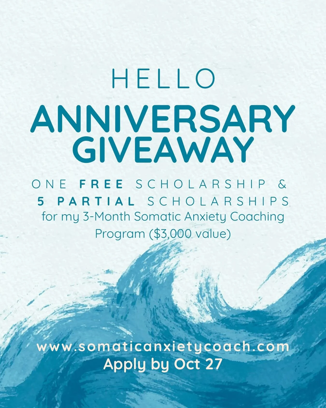 This fall marks my one-year anniversary at Brooklyn Mind Body Collective &mdash; and I want to celebrate by giving back.

Over the past year, I&rsquo;ve worked with people who&rsquo;ve done therapy, read the books, and practiced the tools&mdash;but s