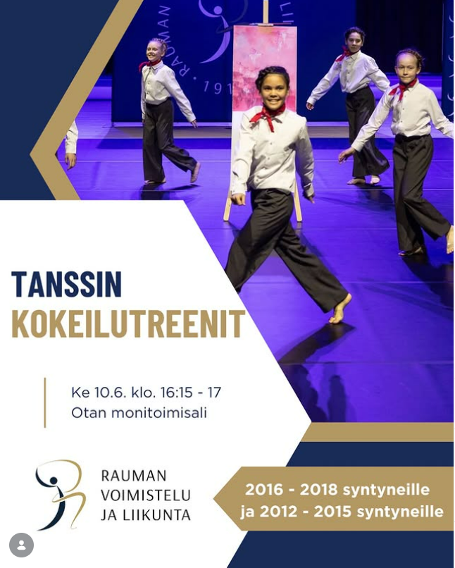 TANSSIN KOKEILUTREENIT KE 10.6. 