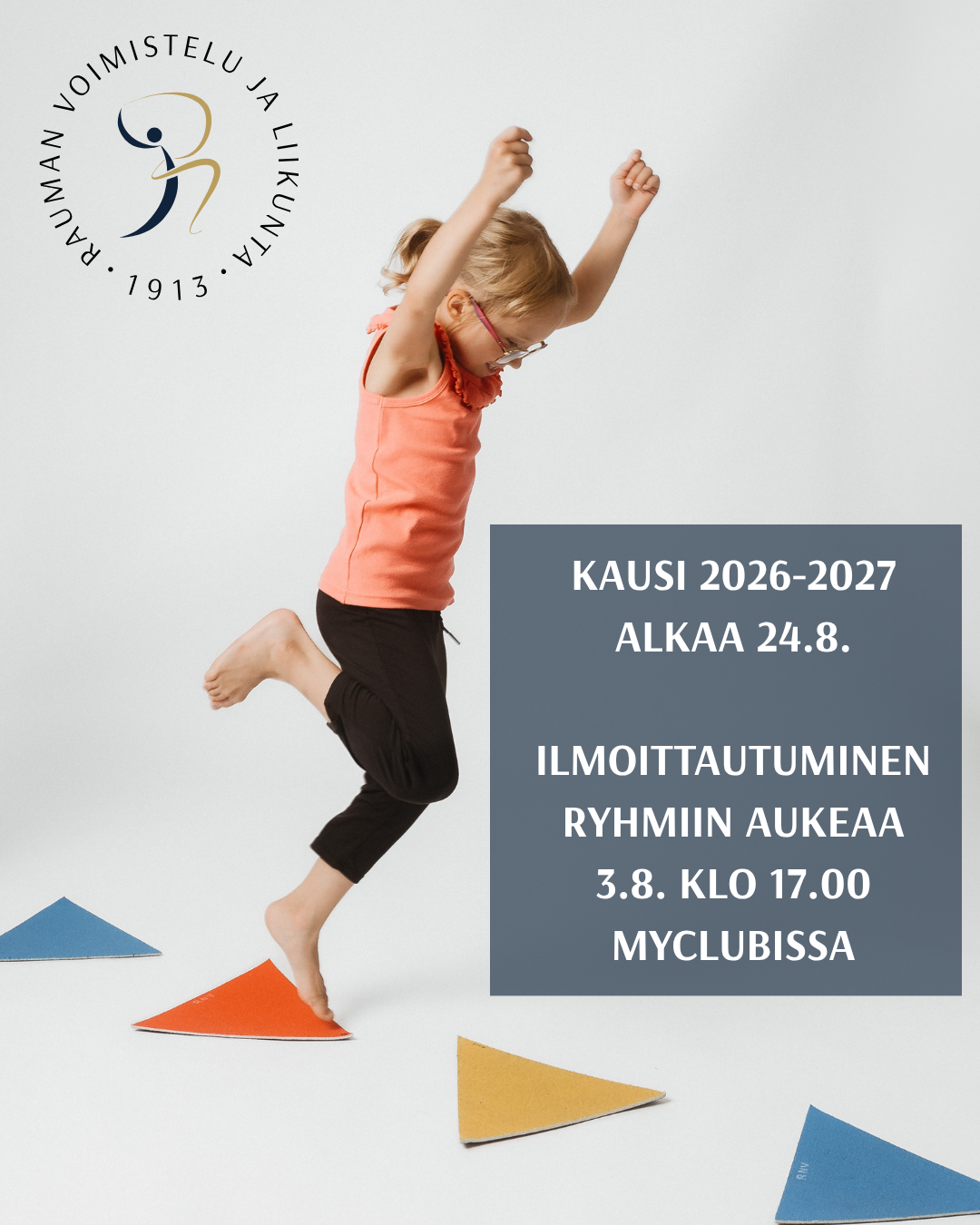LASTEN HARRASTERYHMIEN KAUSI ALKAA, ILMOITTAUDU NYT!