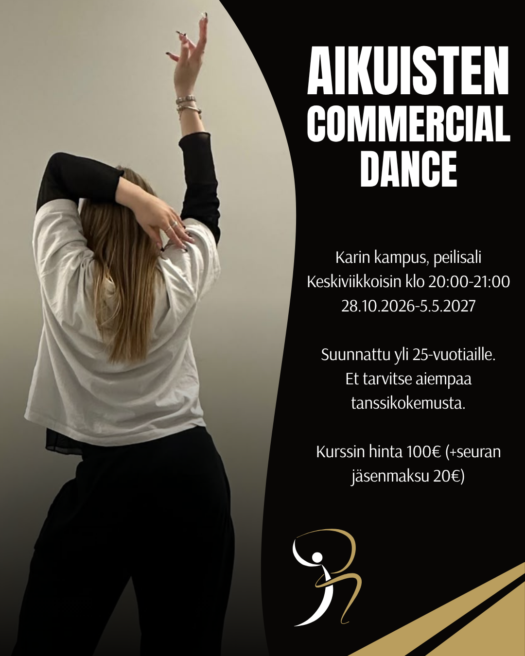 UUSI KURSSI COMMERCIAL DANCE +25V