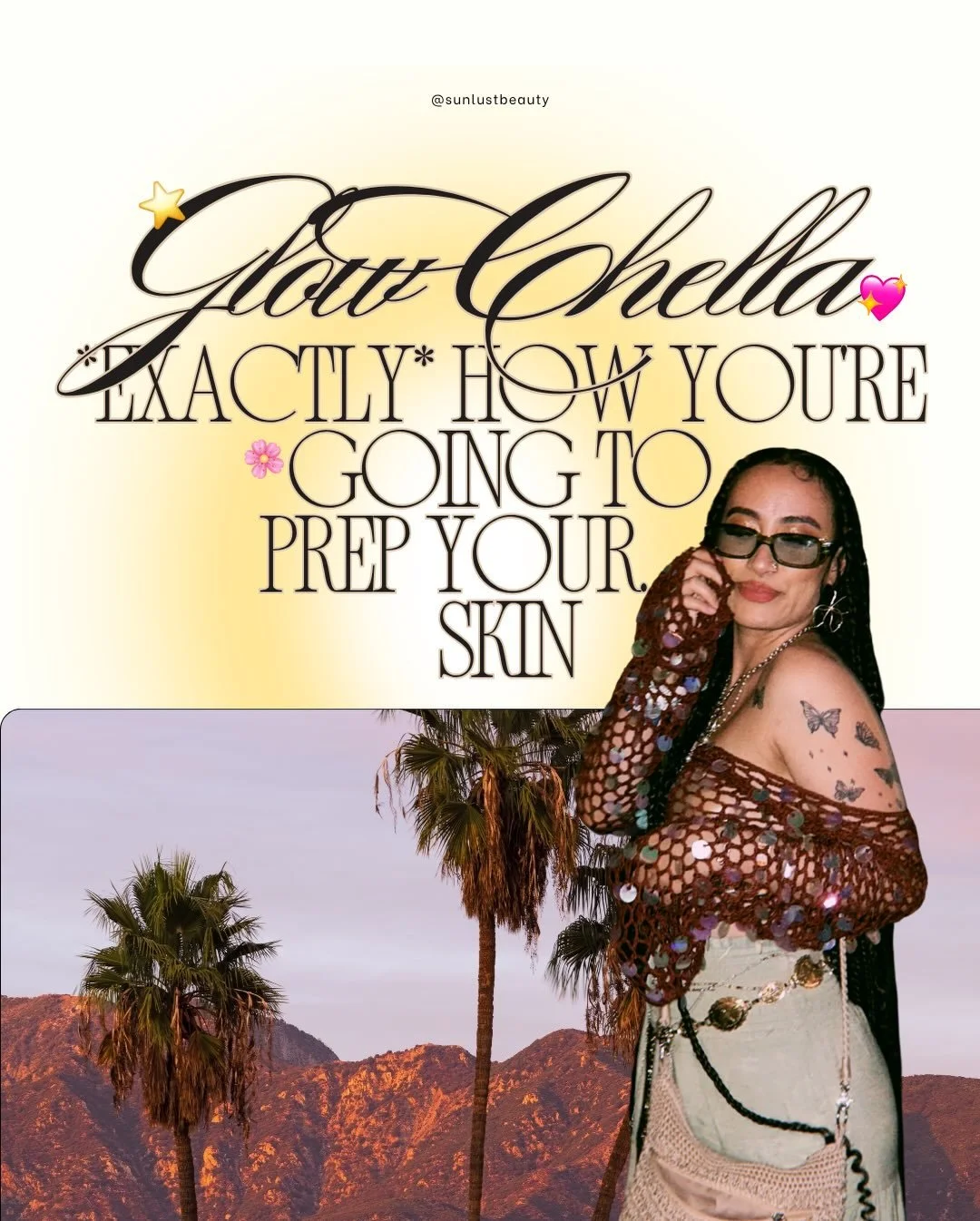 Glow-chella plan for the babes planning to go to the desert this year 🌼🫶🏼 Let&rsquo;s get glowing skin for Coachella ✨✨