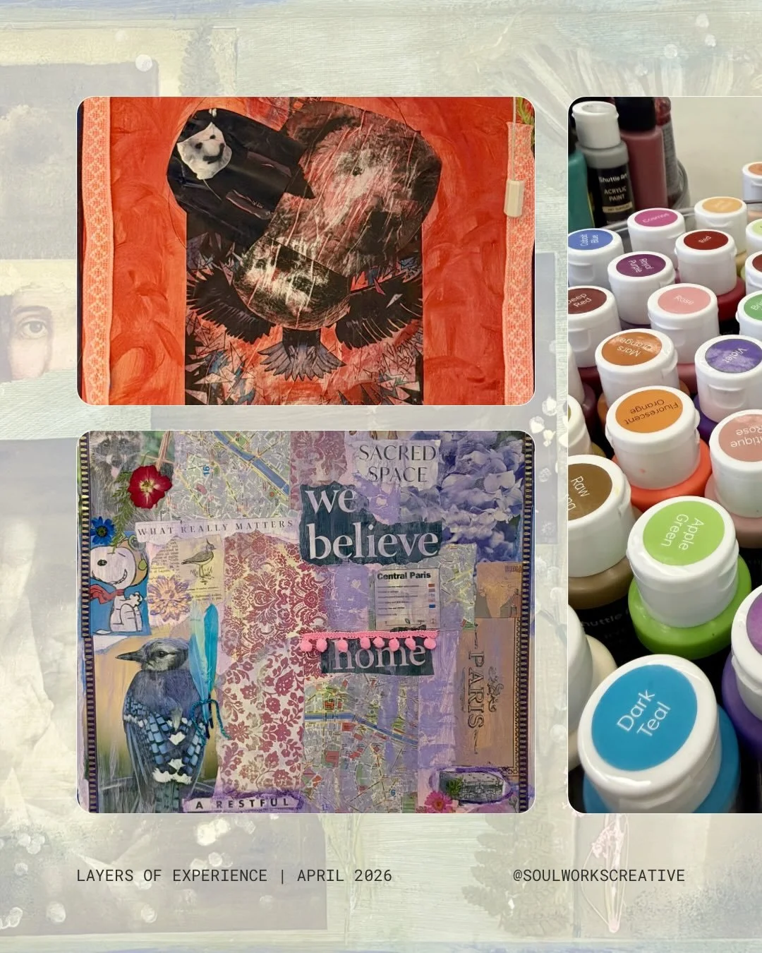 Such a lovely day sharing a creative space with lovely people! 🫟🎨🖌️🖼️🥰