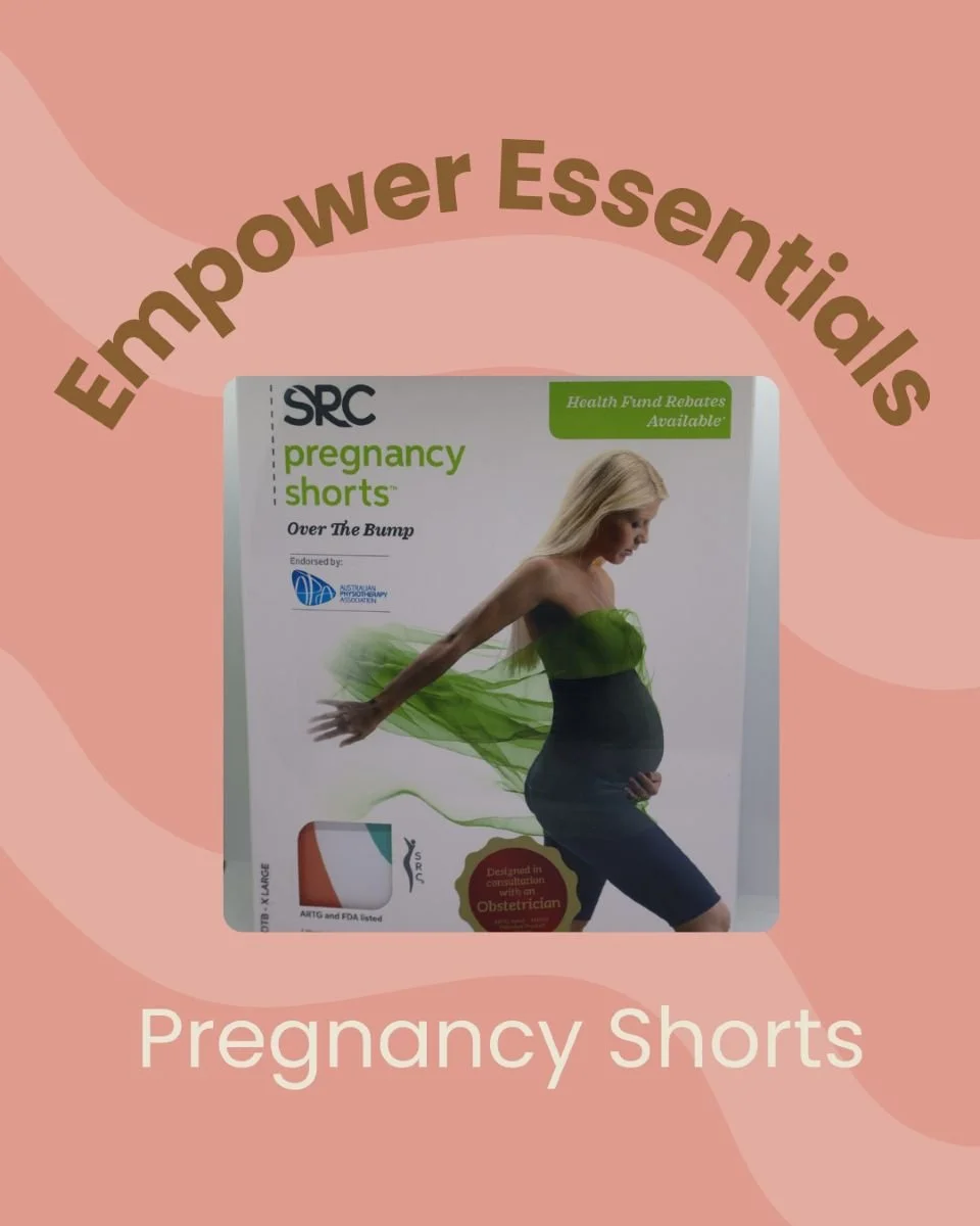 At Empower Her, we&rsquo;re proud stockists of the SRC Pregnancy Shorts - Over the Bump, a game-changing support garment designed to help you move through pregnancy with confidence and comfort.

🤰 Why we love them:
- Targeted compression to relieve 