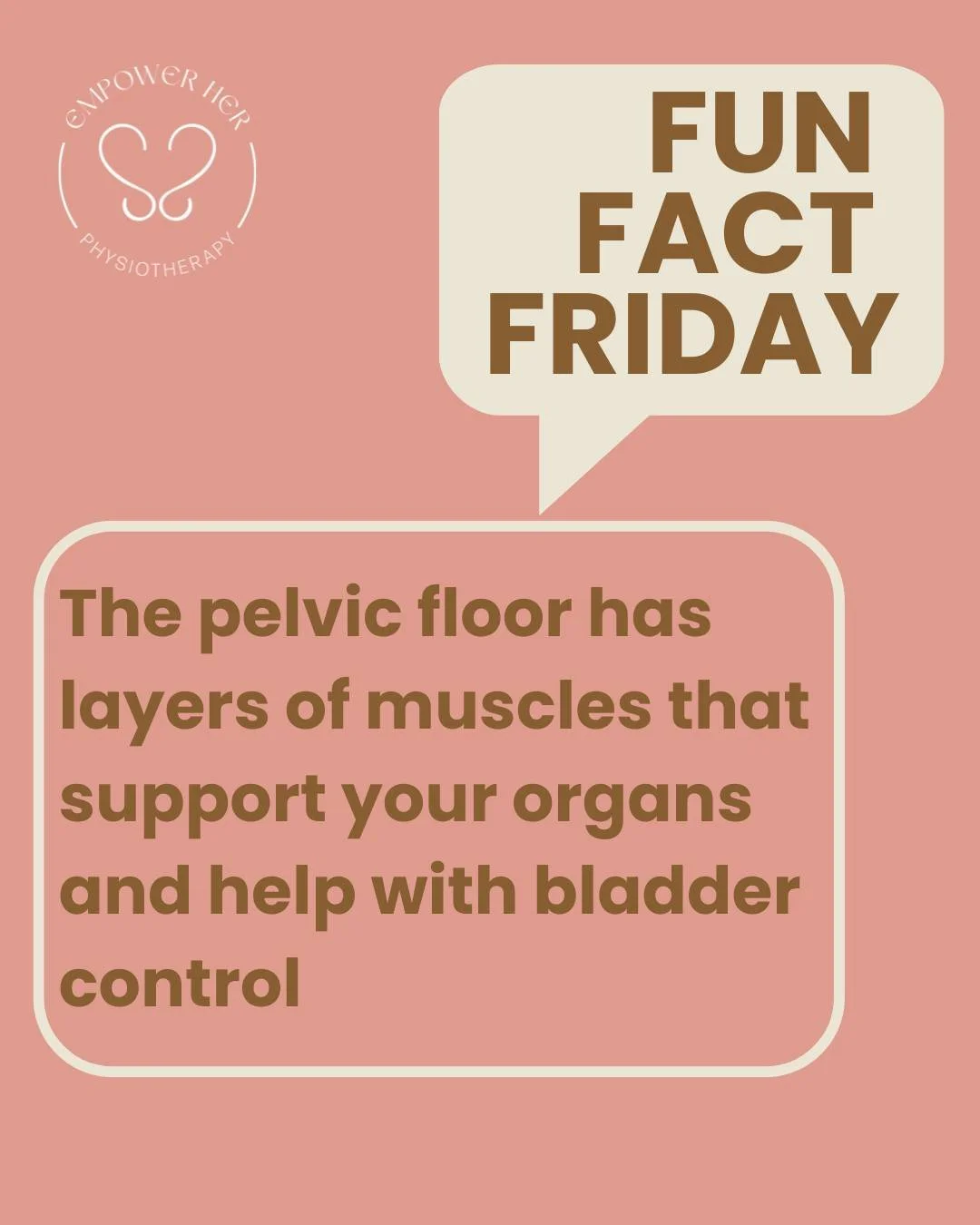 Did you know&hellip; your pelvic floor isn&rsquo;t just one muscle - it&rsquo;s a whole team! 💪
It&rsquo;s made up of layers of muscles that work together to support your organs and help with bladder control. Pretty amazing, right?

Keeping these mu