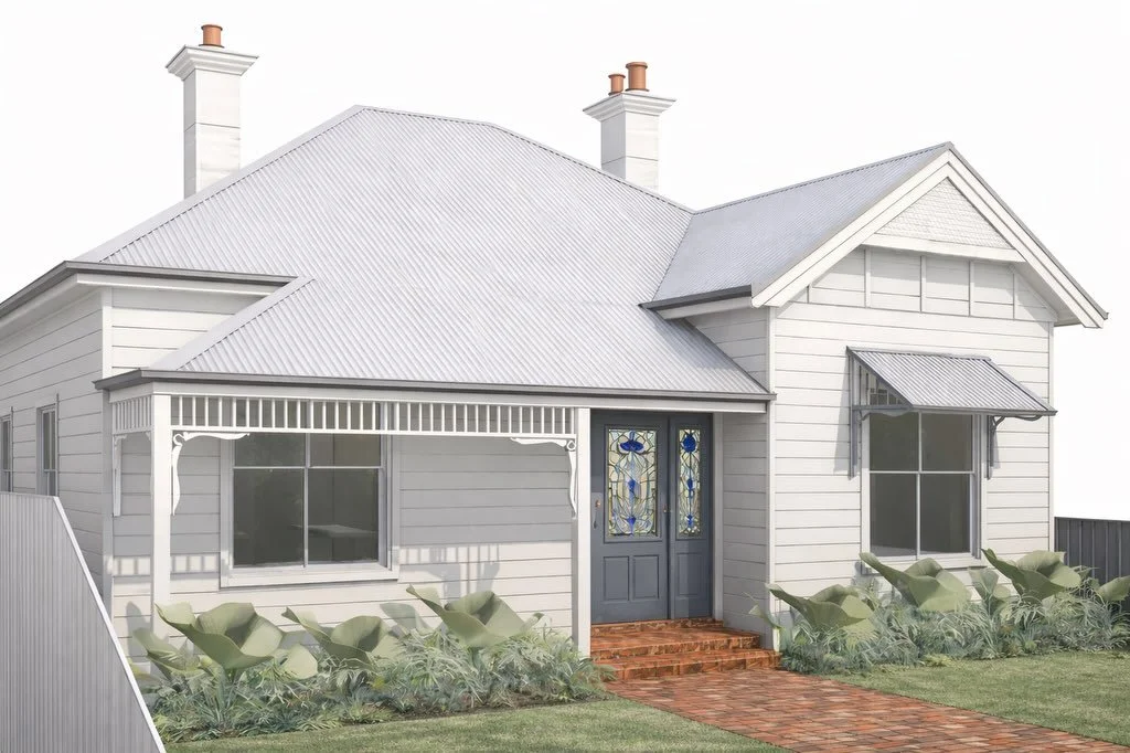 A refined refresh of this beautiful period facade 🤍 We retained the character of the original weatherboard home while elevating it with a cohesive &amp; timeless palette.

External Colour Appointments takes 1 hour to complete with expert guidance an