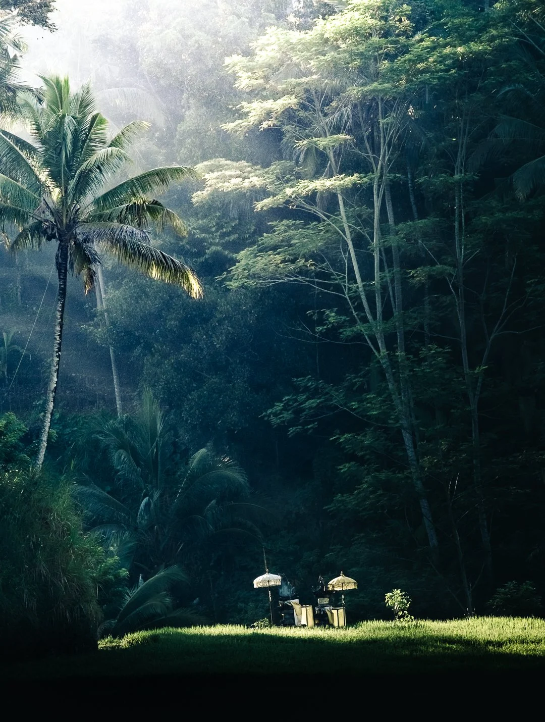 An isolated Balinese shrine.