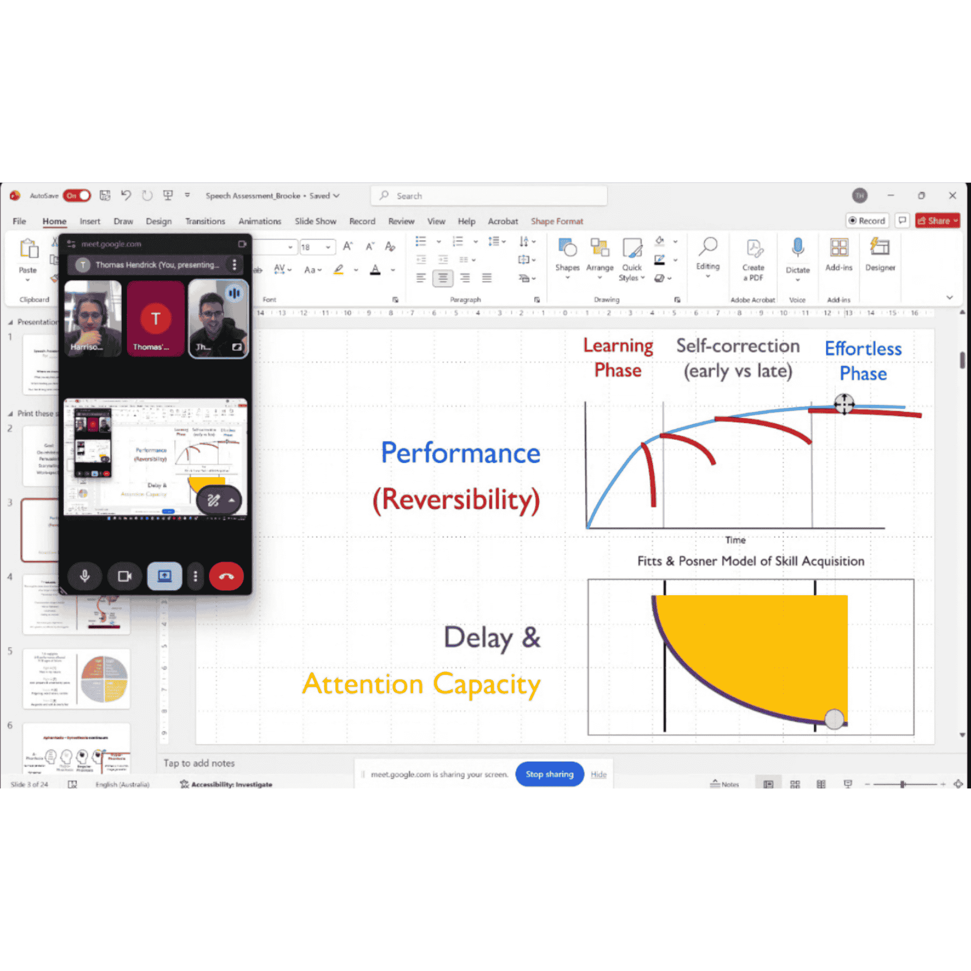 THPS client Harry Cross mid THPS Coaching Plan session with Tom Hendrick on Zoom