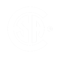 Black and white logo with a prominent circular design and stylized letters.