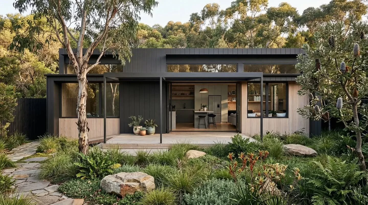 Introducing Nook CLT &ndash; our compact 60m&sup2; secondary dwelling, now in development using Cross-Laminated Timber (CLT).

Designed for modern living in a small 60m2  footprint, Nook CLT includes:
- 1 bedroom with ensuite
- kitchen and living are