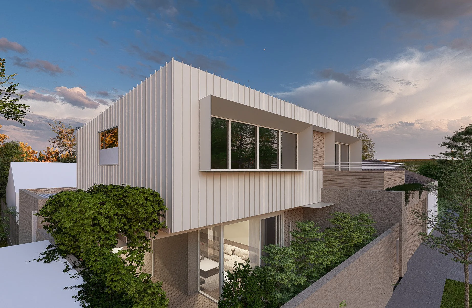 secondary dwelling unit rear of block