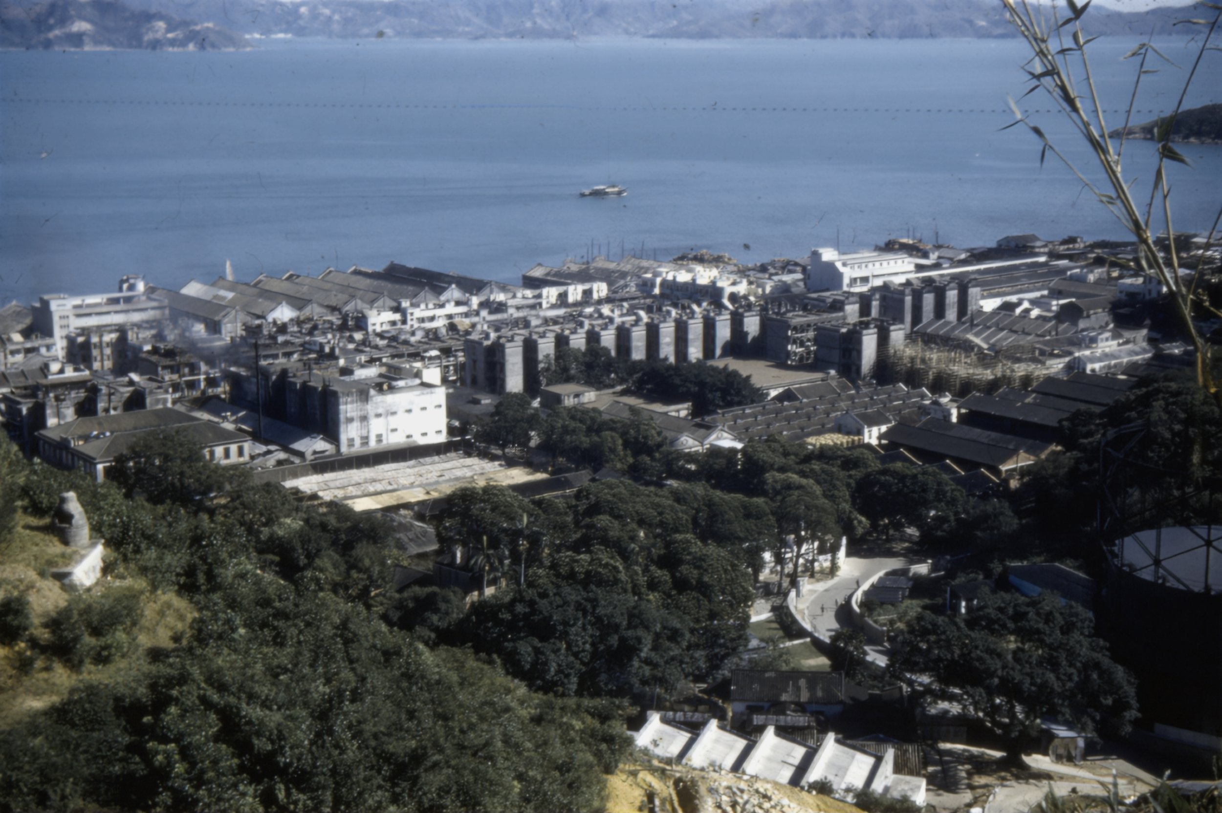 Part of Hong Kong From Top of Hill