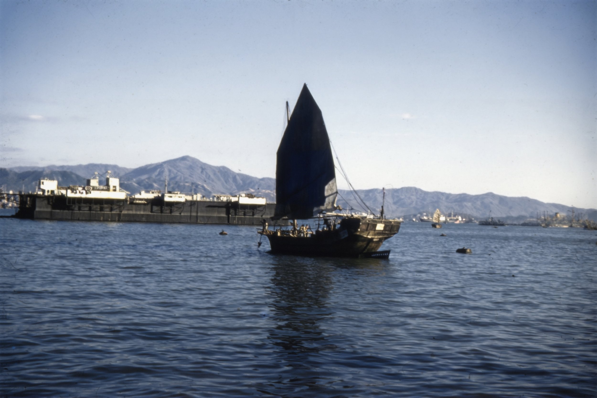 Large Fishing Boat in Hong Kong Harbor
