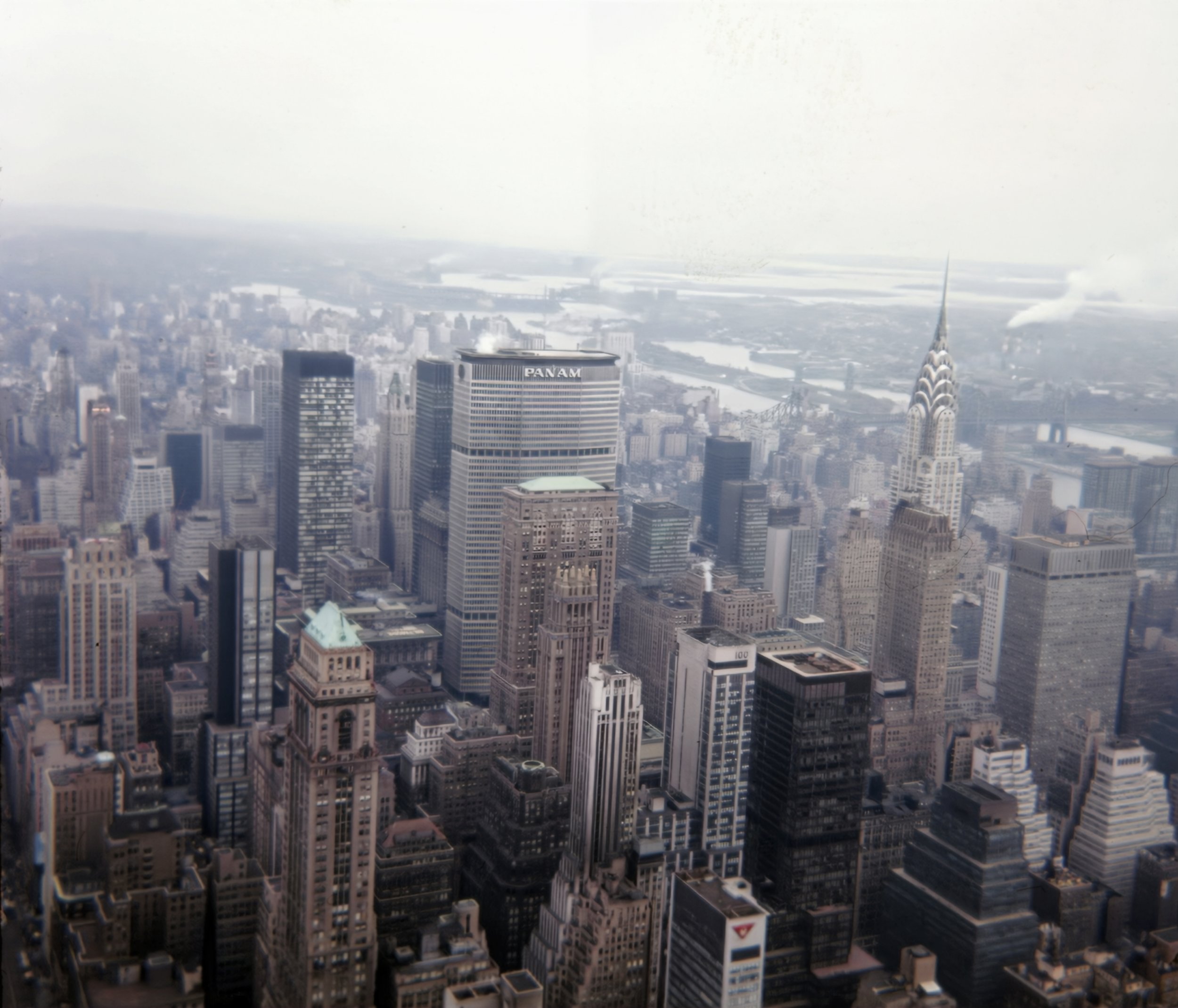 Pan Am and Chrysler Skyline View