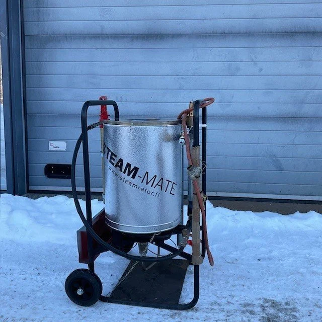 Kun putket ovat jäässä, höyrysulatuslaite toimii loistavasti