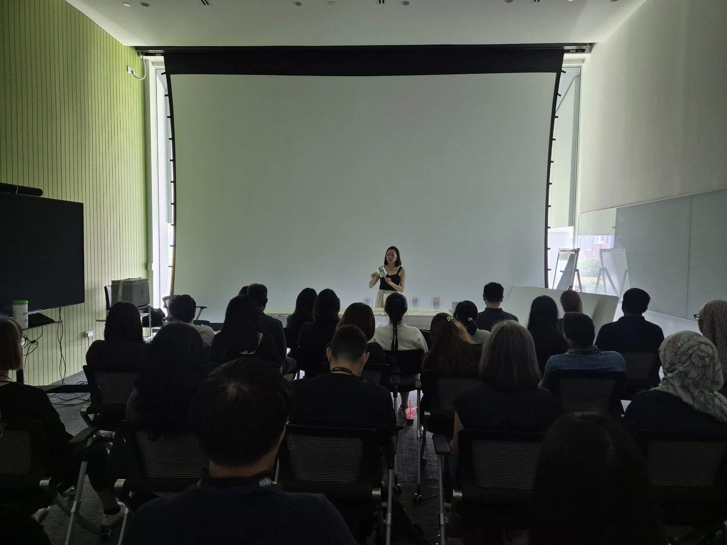 Corporate Wellness Sound Healing Session at Mediacorp