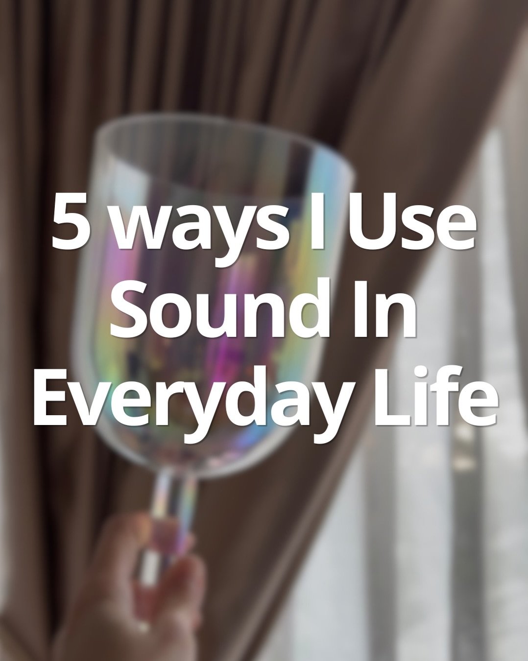 Sound has become such a natural part of my everyday life. ✨

And after working with singing bowls for years, one of my personal favourites for everyday use is the Novaa Handbowl. @novaasingingbowl 

I particularly love its size. It&rsquo;s small, han