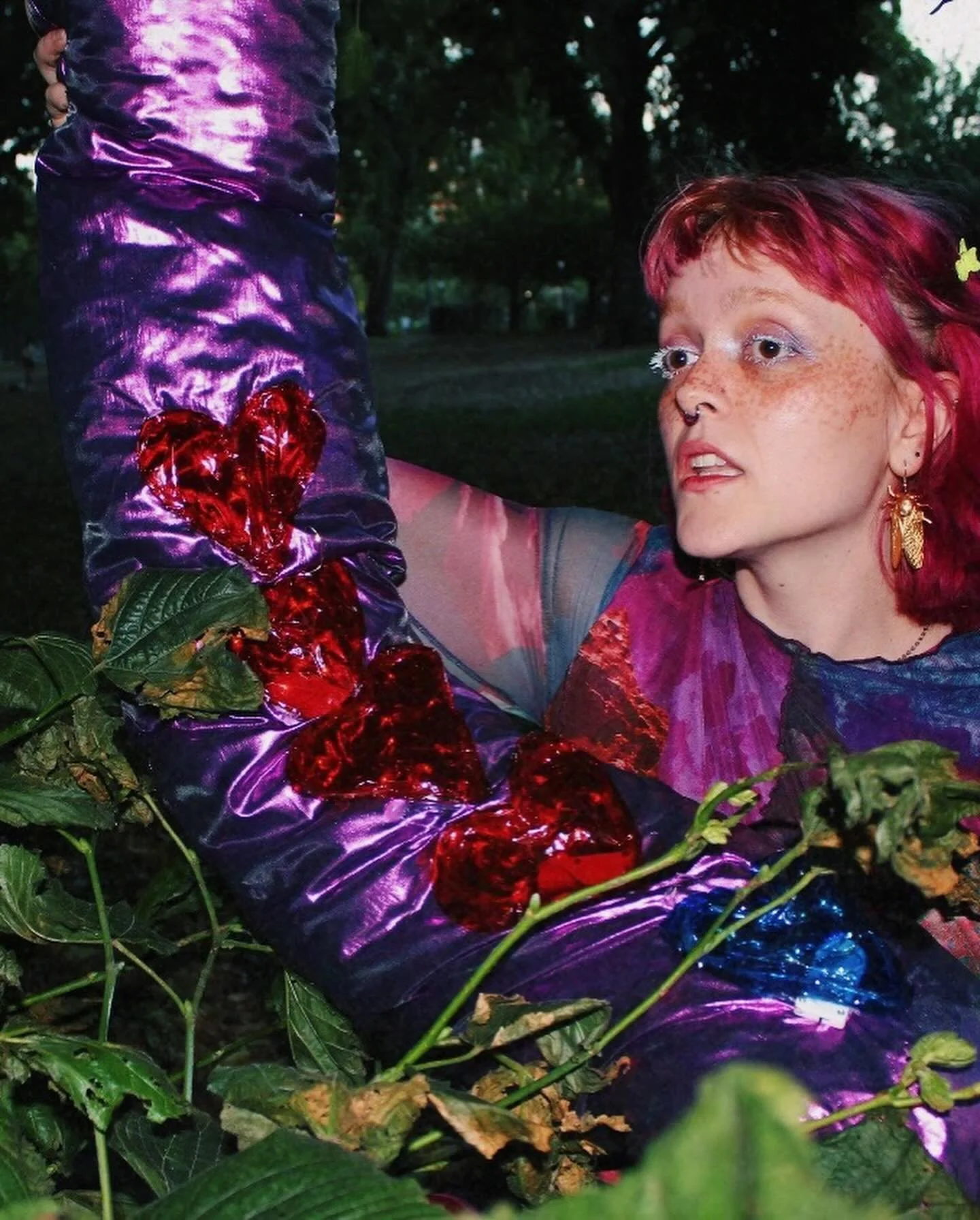 Found a little worm in the big apple! 🪱🍎 

He wanted me to tell you all about the INSECTS show at Rubulad in Bushwick on 7/25! All his friends will be there he&rsquo;s so excited to get his creepy crawly on!! Also he asked me to put the link to tix