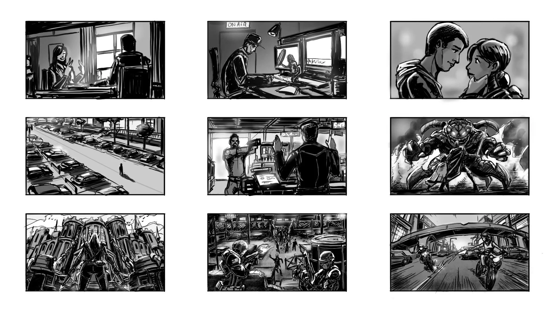 Storyboard example by David Arroyo