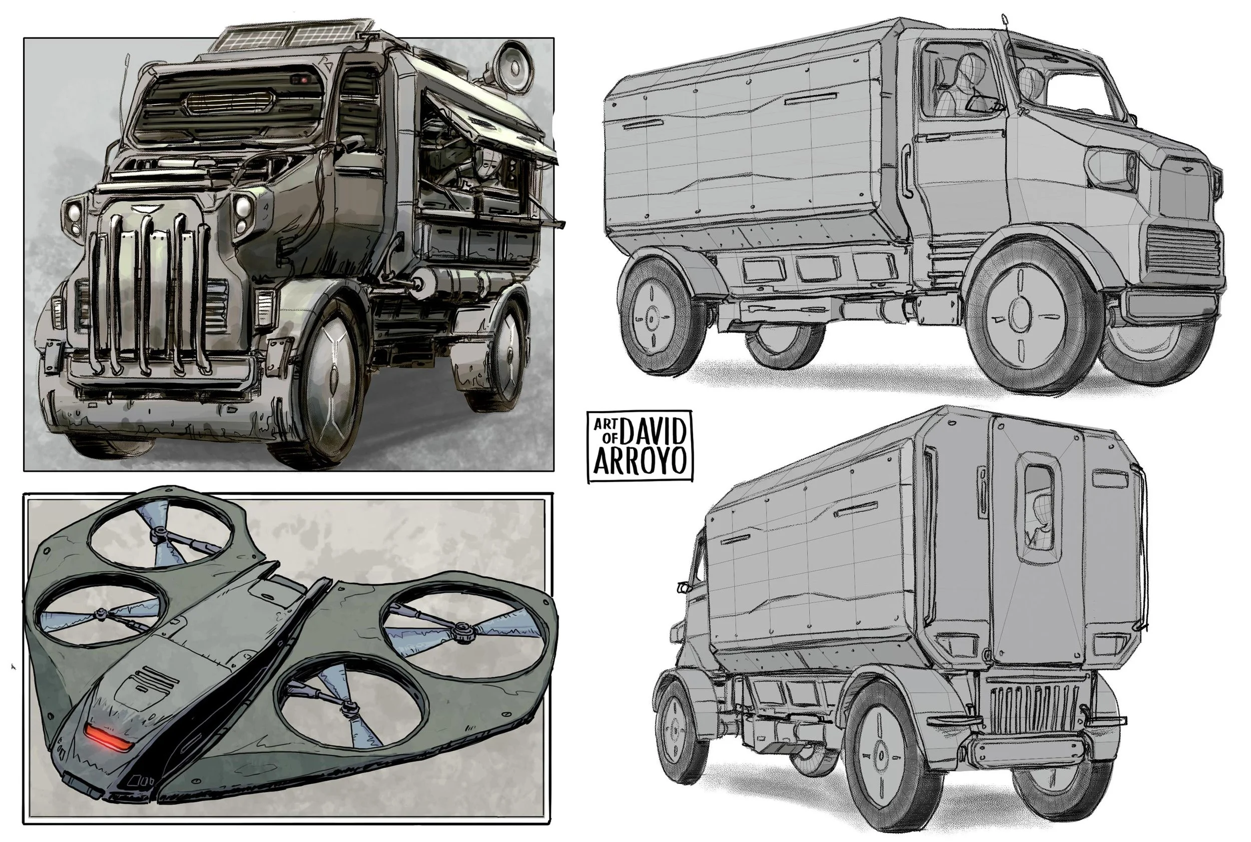 Designing a custom truck and drone