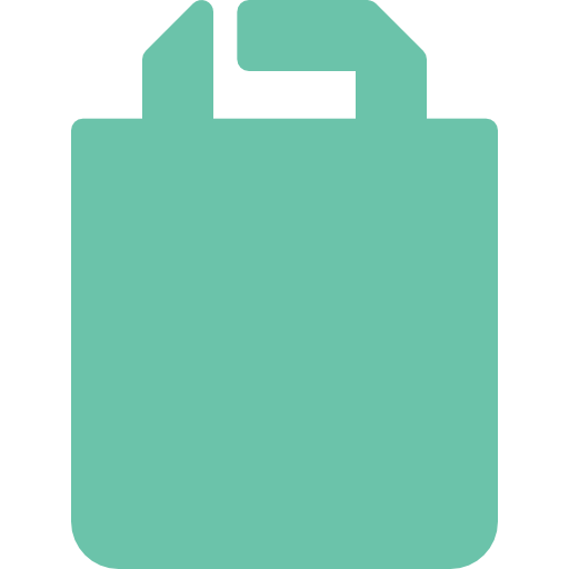 Icon of a milk carton with a teal color.