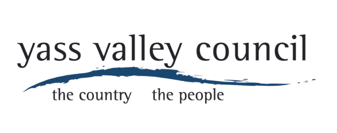 Yass Valley Council logo with the slogan 'the country, the people'.