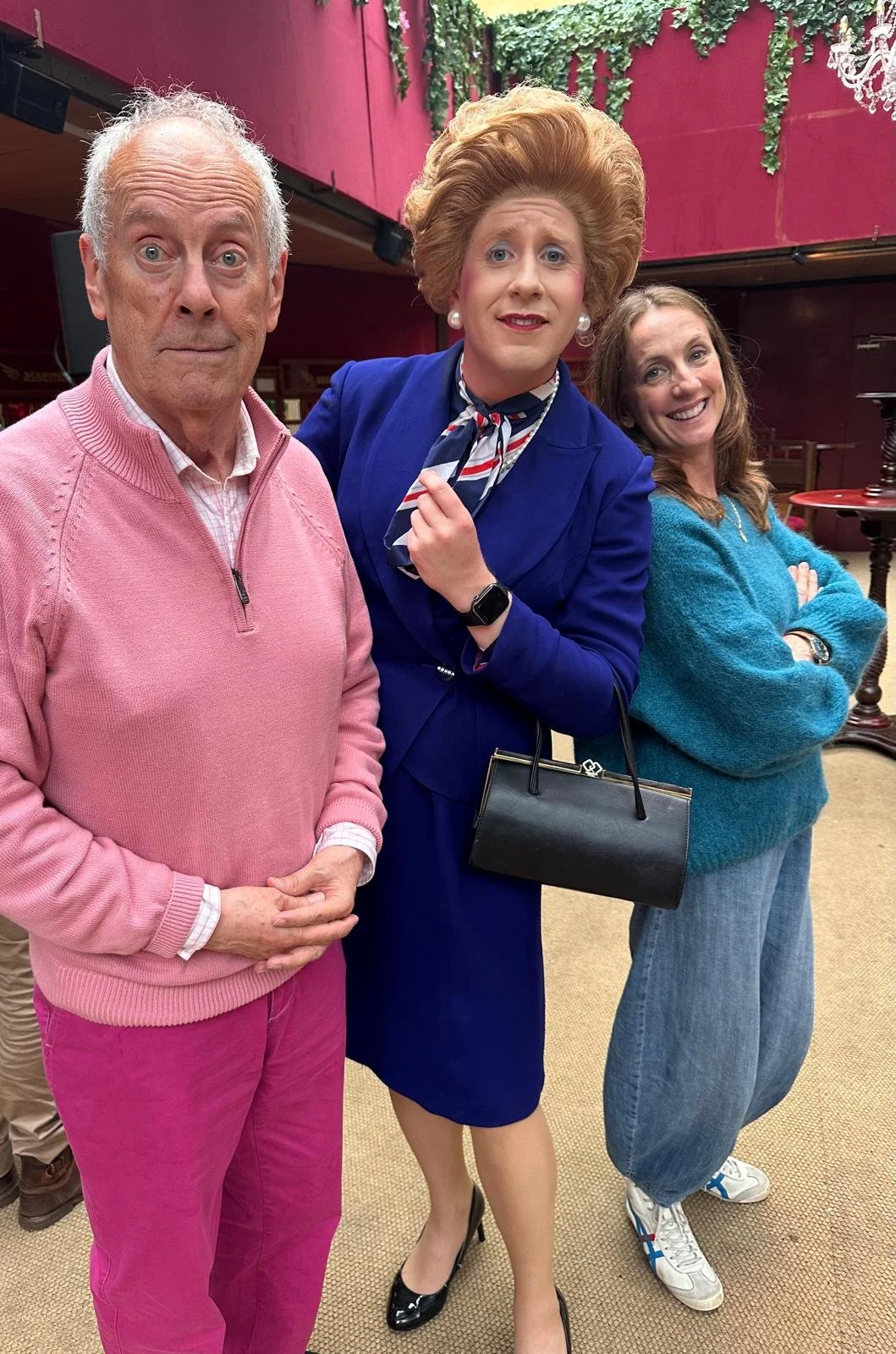 Gyles, Matt Tedford (Maggie Thatcher) & Harriet