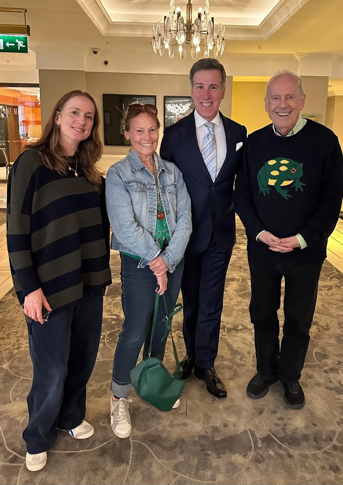 Harriet, Michelle, Anton Du Beke & Gyles