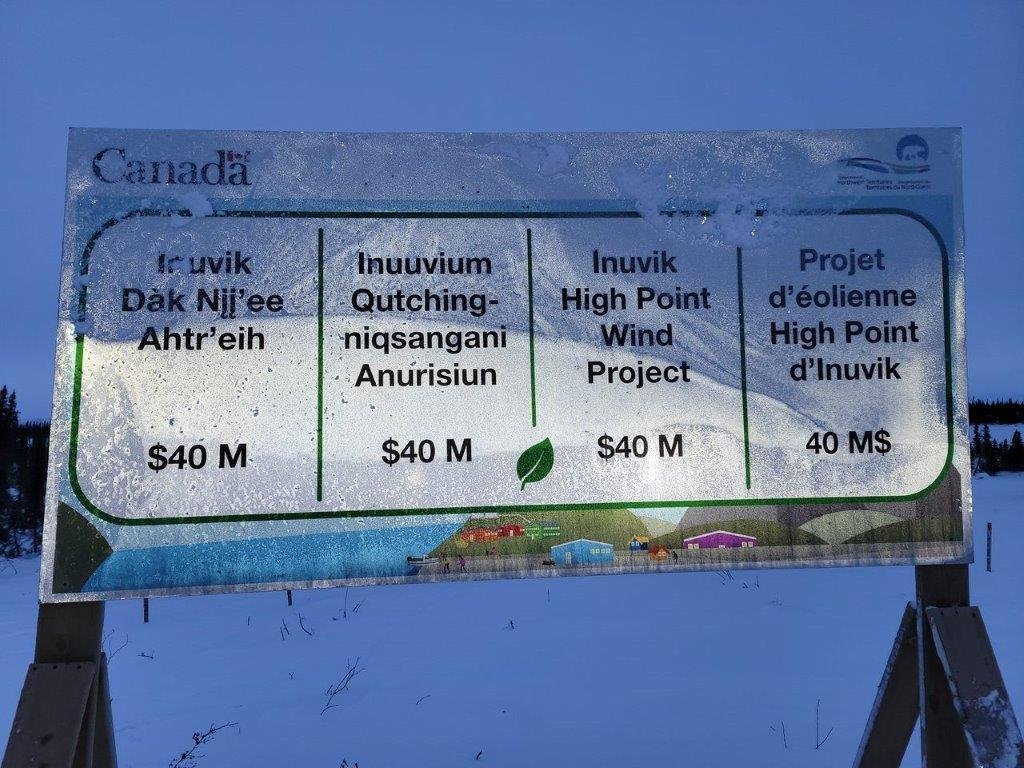 Funding support from the Government of Canada is critical to adding the wind turbine to the generation supply in Inuvik