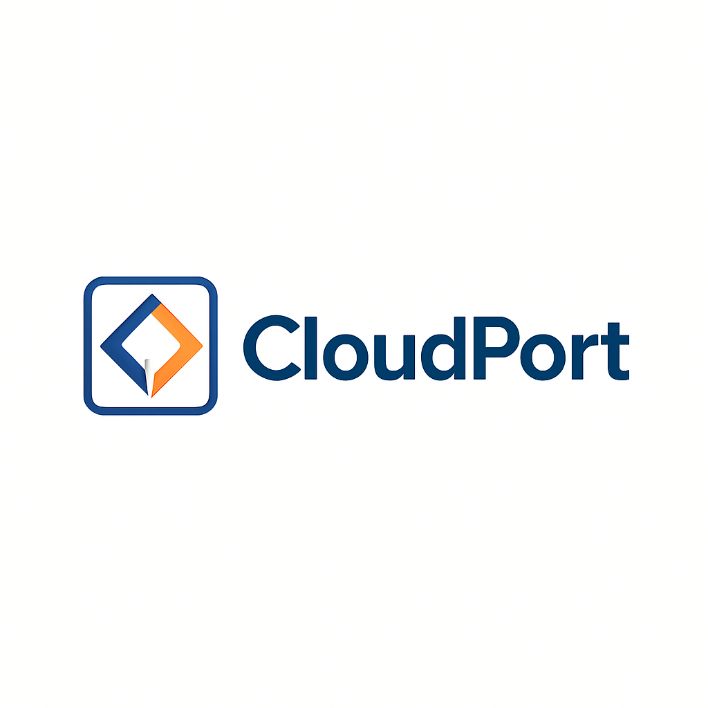 CloudPortのロゴとテキスト