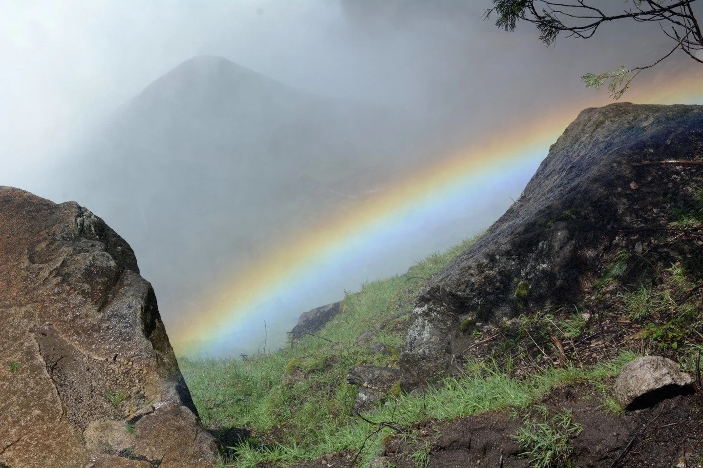&ldquo;The mountains are calling and I must go.&rdquo; 
&mdash; John Muir

And when you answer that call, you might just find a rainbow waiting. Moments like this remind us to give thanks for the beauty of nature. 🌈🏔️

📸 @johniwa

Have photos from