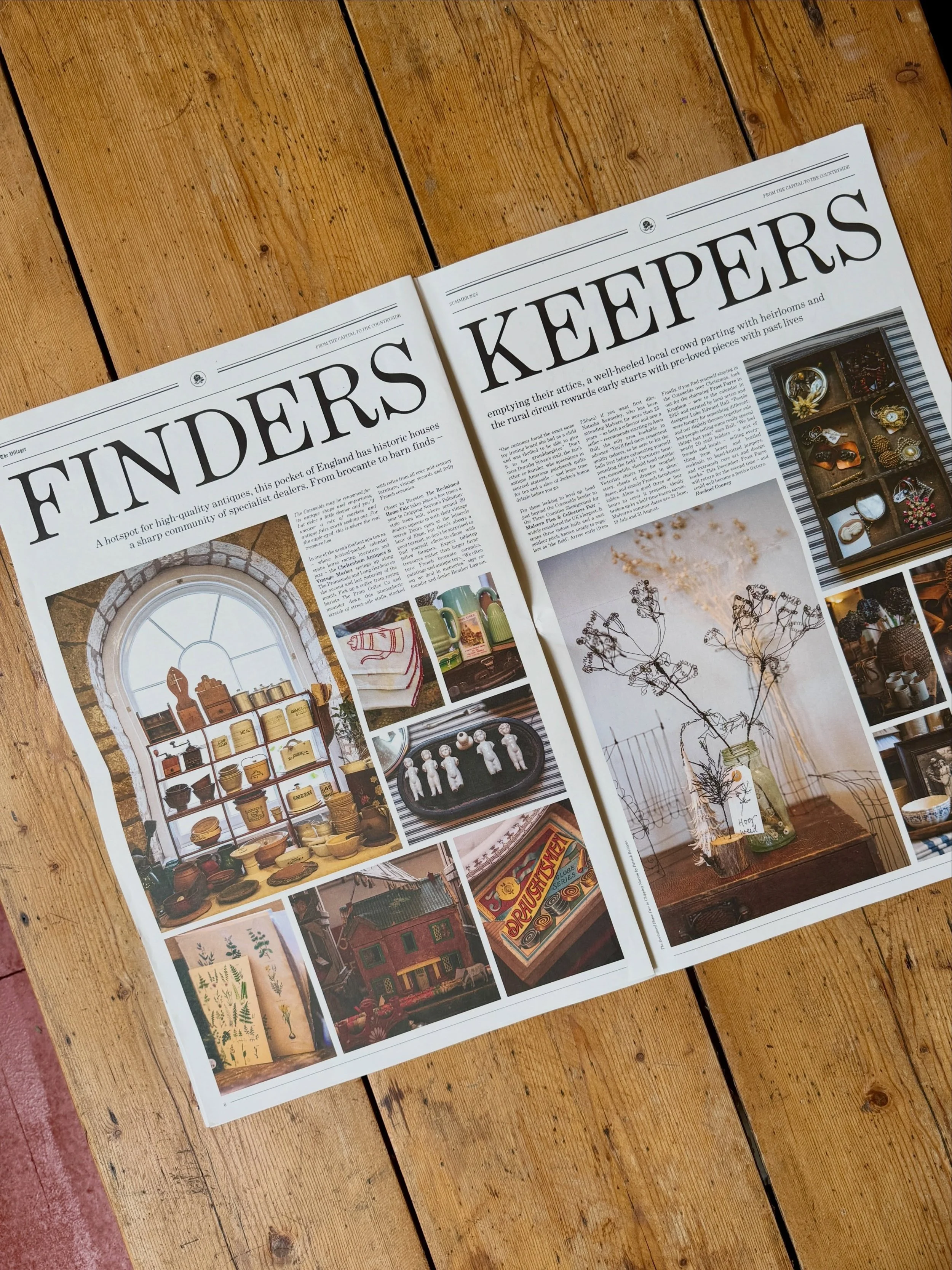 So enjoyed writing this piece on some of my favourite second-hand markets in the Cotswolds for the summer issue of The Villager @bicestervillage. Thank you @melindalp @saltlickcreative 🫶 A fitting conclusion to my time as a Cotswolds inhabitant!

Th