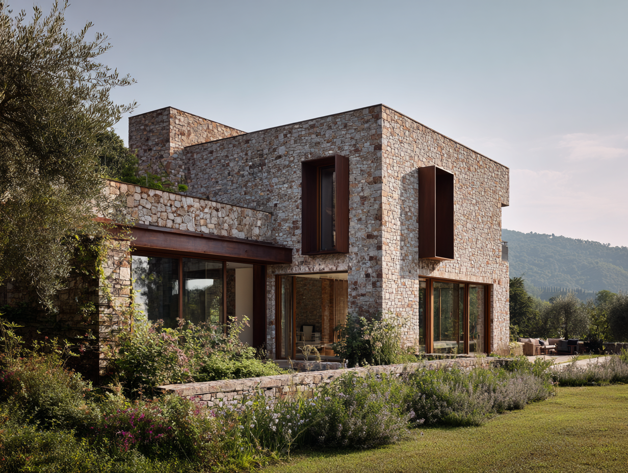 u1777248758_Villa_in_tuscany_with_stone_wall_and_corten-steel_64264b8b-89ad-4a3f-948a-698faff13de1_0.png