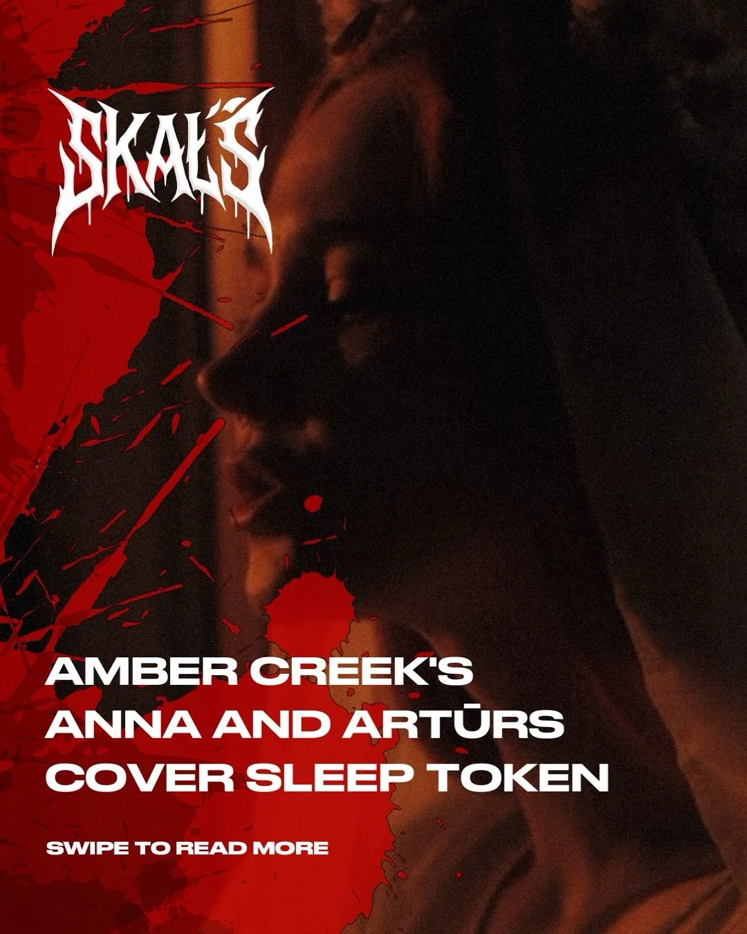 Amber Creek&rsquo;s Anna and Artūrs release Sleep Token cover

Anna and Artūrs from Latvian alternative metal band Amber Creek have released their own version of Sleep Token&rsquo;s atmospheric track &ldquo;The Apparition&rdquo;.

Known for their emo