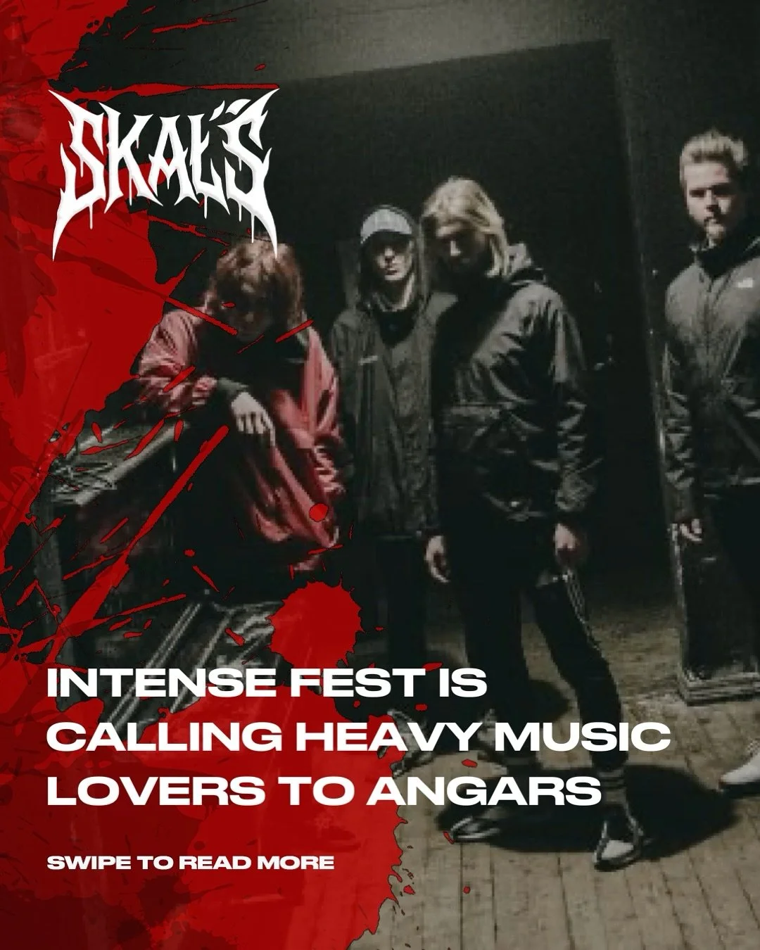 On September 26, 2025, the Angārs venue at Tallinas Kvartāls in Rīga will host Intense Fest, a night dedicated to the heaviest sounds of the region.

The lineup brings together a mix of Baltic and European heavy acts:

Death in Taiga (LT) &ndash; Dea