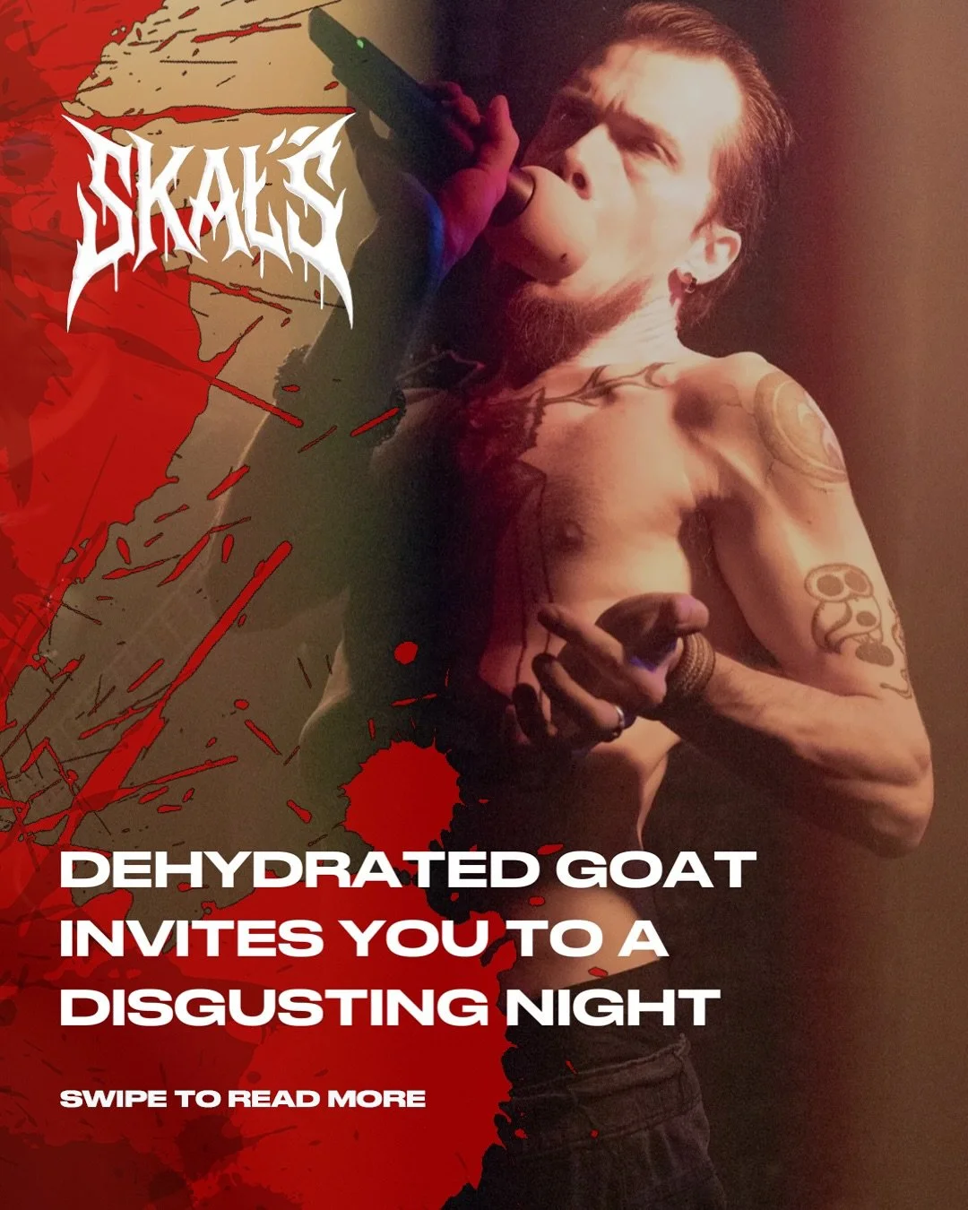 Dehydrated Goat to present new album in Rīga

On September 13 at Cehs, Rīga, extreme metal band Dehydrated Goat will present their new album. 

The release show will feature support from Trencheard, Nekad, and Eremos, creating a night of relentless h