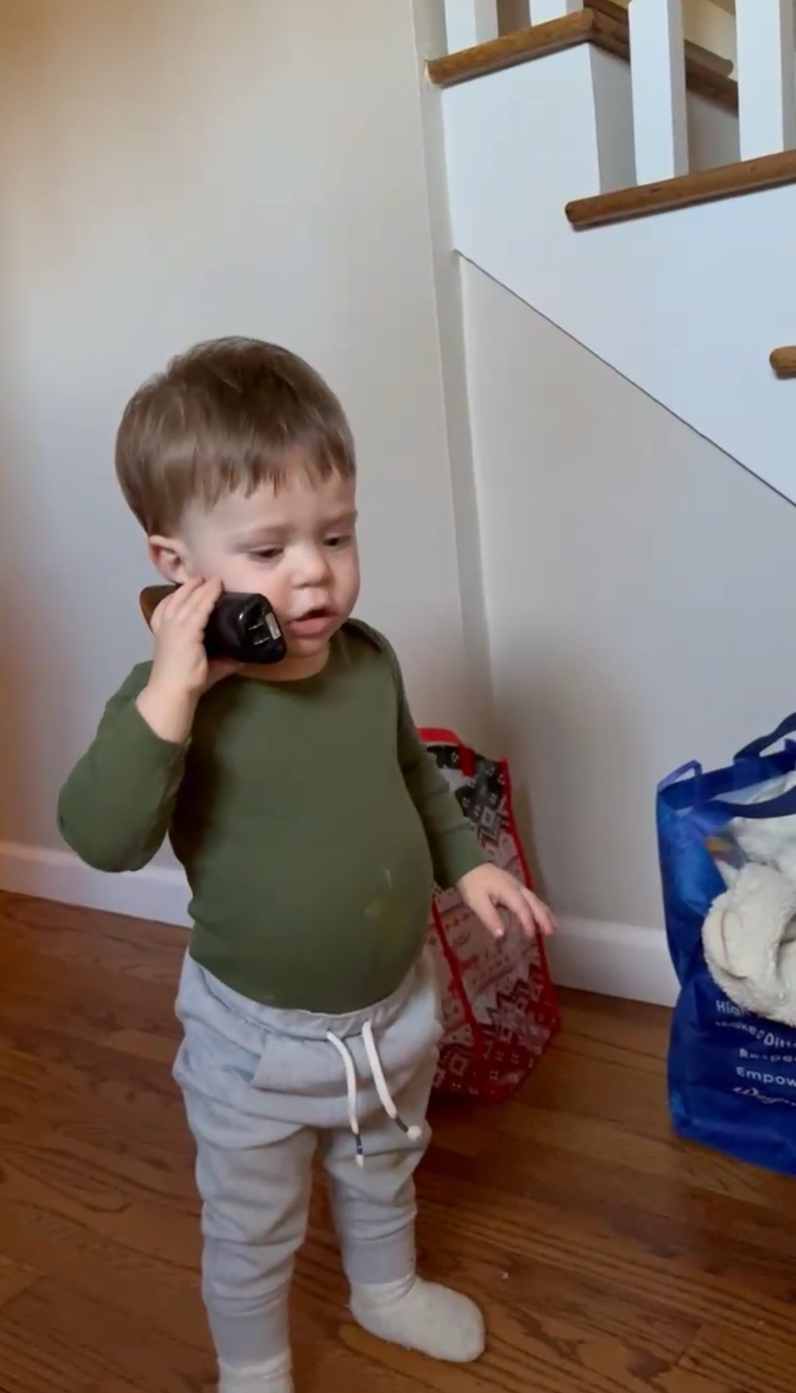 cute boy on phone